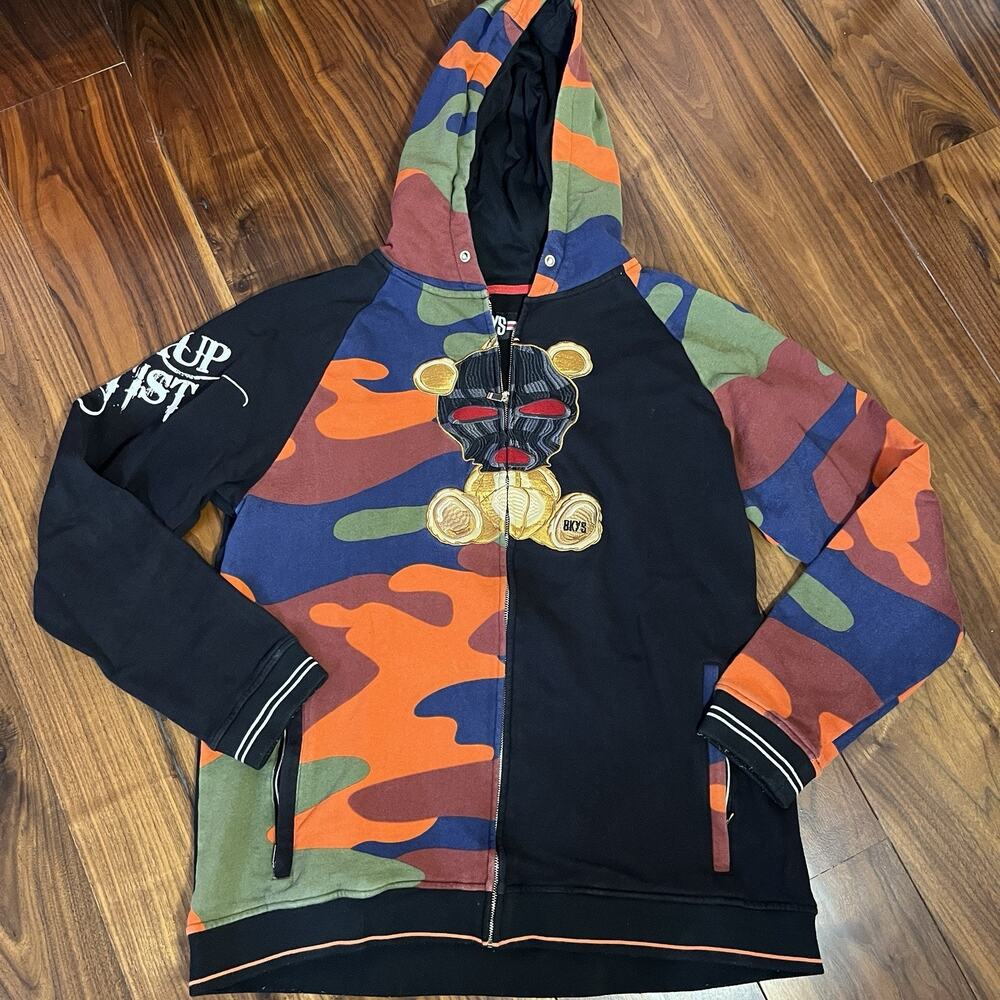 BKYS Stickup Artist Zip Camo Jacket Men's 3XL